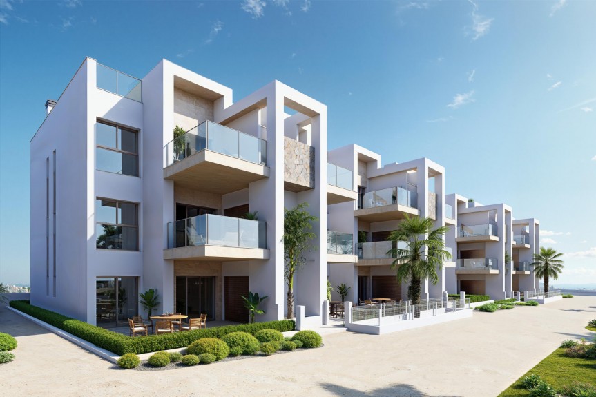 Los Alcazares, Nowoczesne apartamenty przy polu golfowym