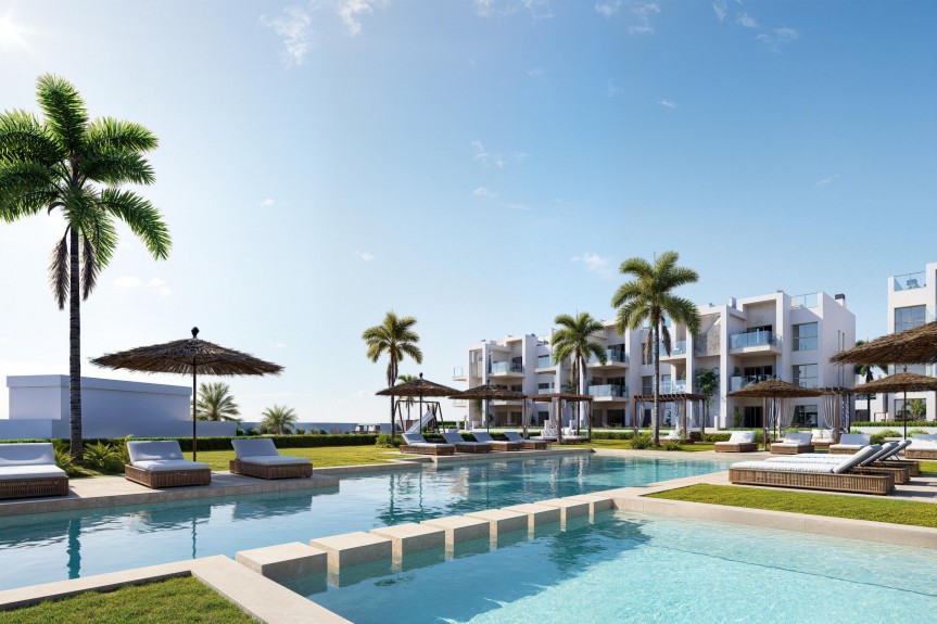Los Alcazares, Nowoczesne apartamenty przy polu golfowym