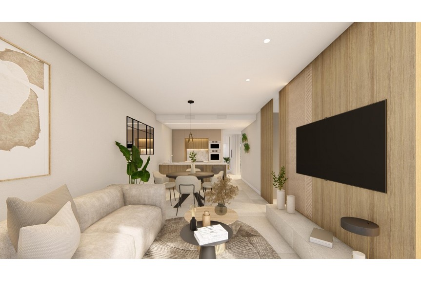 Los Alcazares, Nowoczesne apartamenty przy polu golfowym