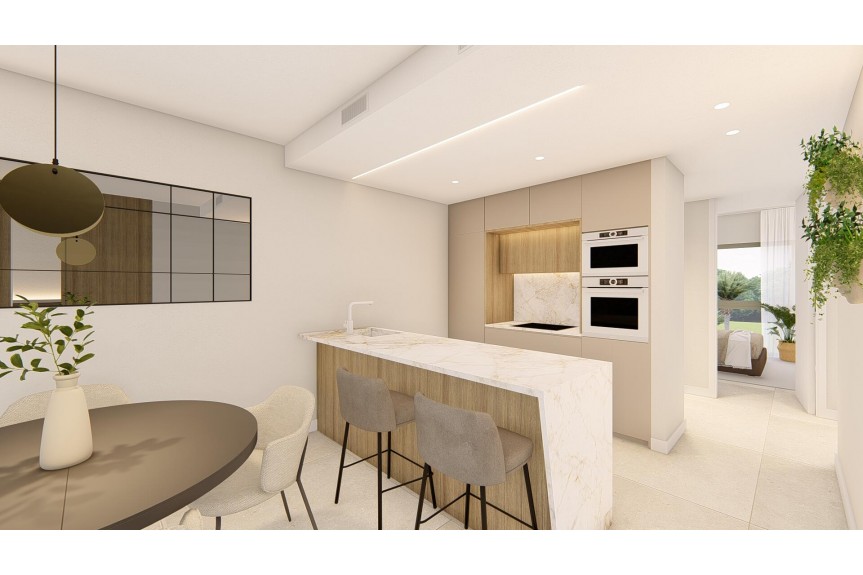 Los Alcazares, Nowoczesne apartamenty przy polu golfowym