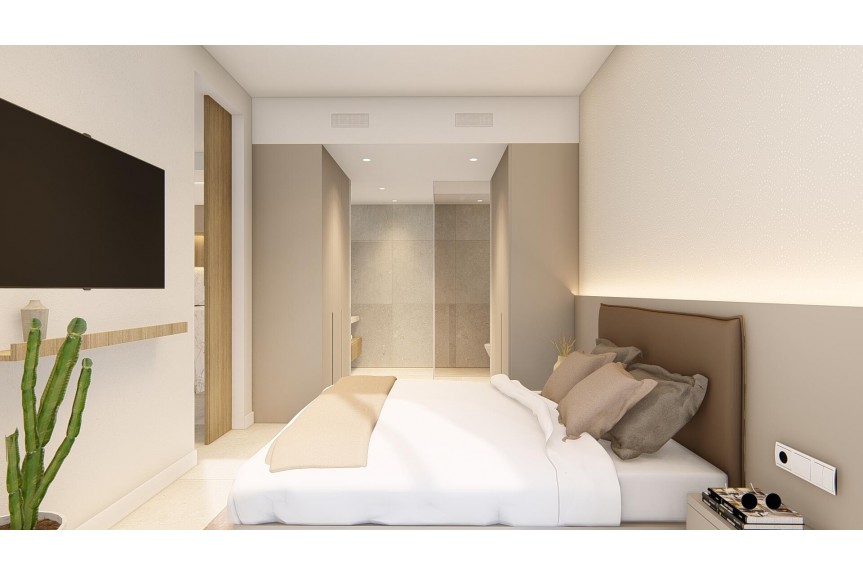 Los Alcazares, Nowoczesne apartamenty przy polu golfowym