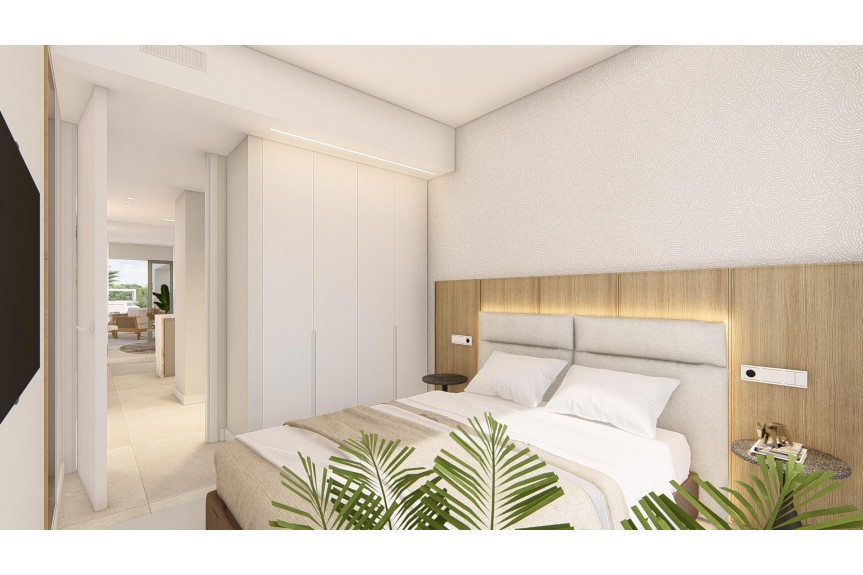 Los Alcazares, Nowoczesne apartamenty przy polu golfowym