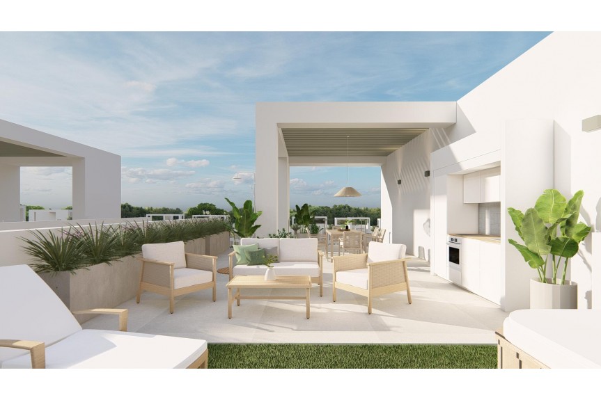 Los Alcazares, Nowoczesne apartamenty przy polu golfowym